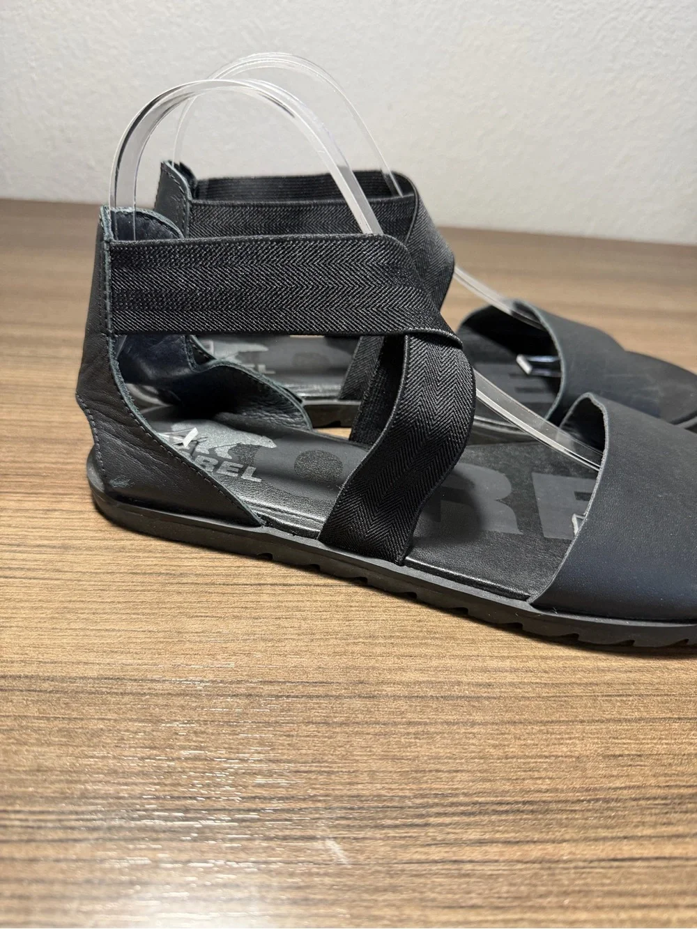 Sorel Ella II Sandal in Black Leather